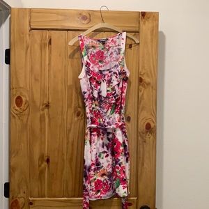 Multi color floral dress. Express size small